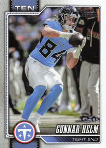 2026 Topps Flagship Football Gunnar Helm #255