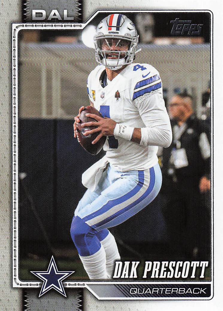 2026 Topps Flagship Football Dak Prescott #53