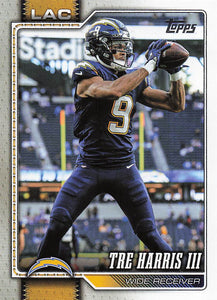 2026 Topps Flagship Football Tre Harris III #106