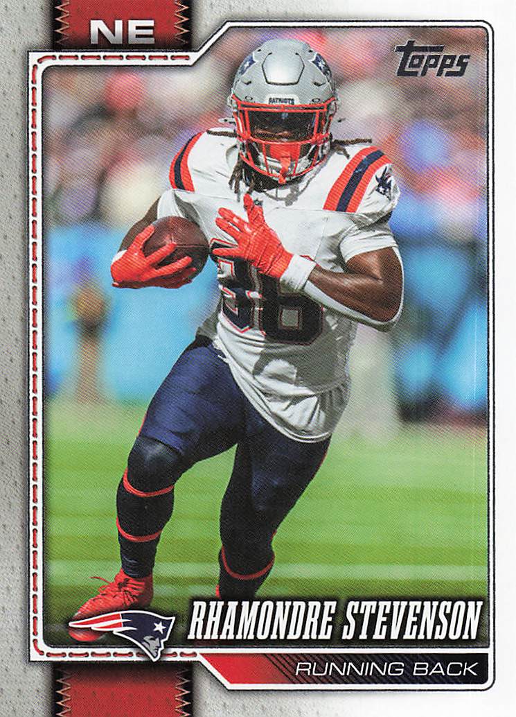 2026 Topps Flagship Football Rhamondre Stevenson #141