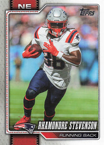 2026 Topps Flagship Football Rhamondre Stevenson #141