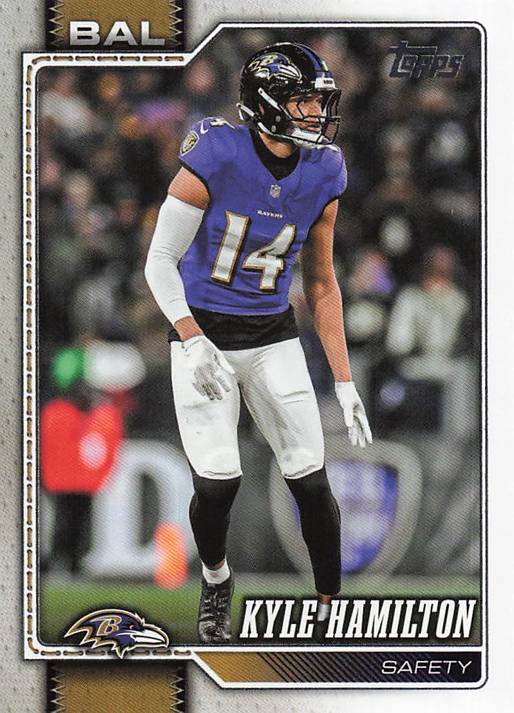 2026 Topps Flagship Football Kyle Hamilton #19