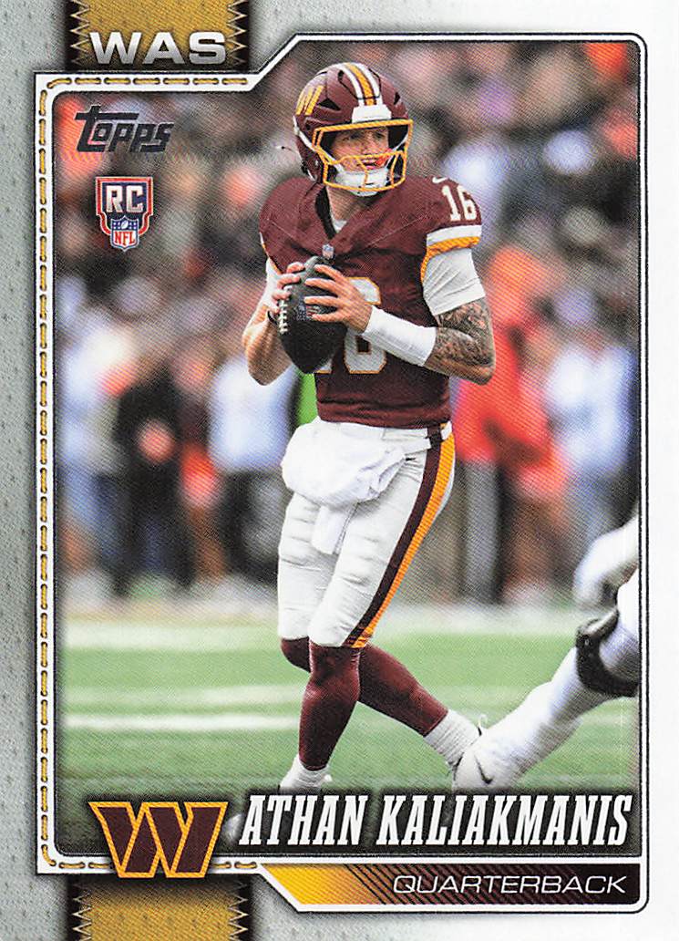 2026 Topps Flagship Football Athan Kaliakmanis #354 RC