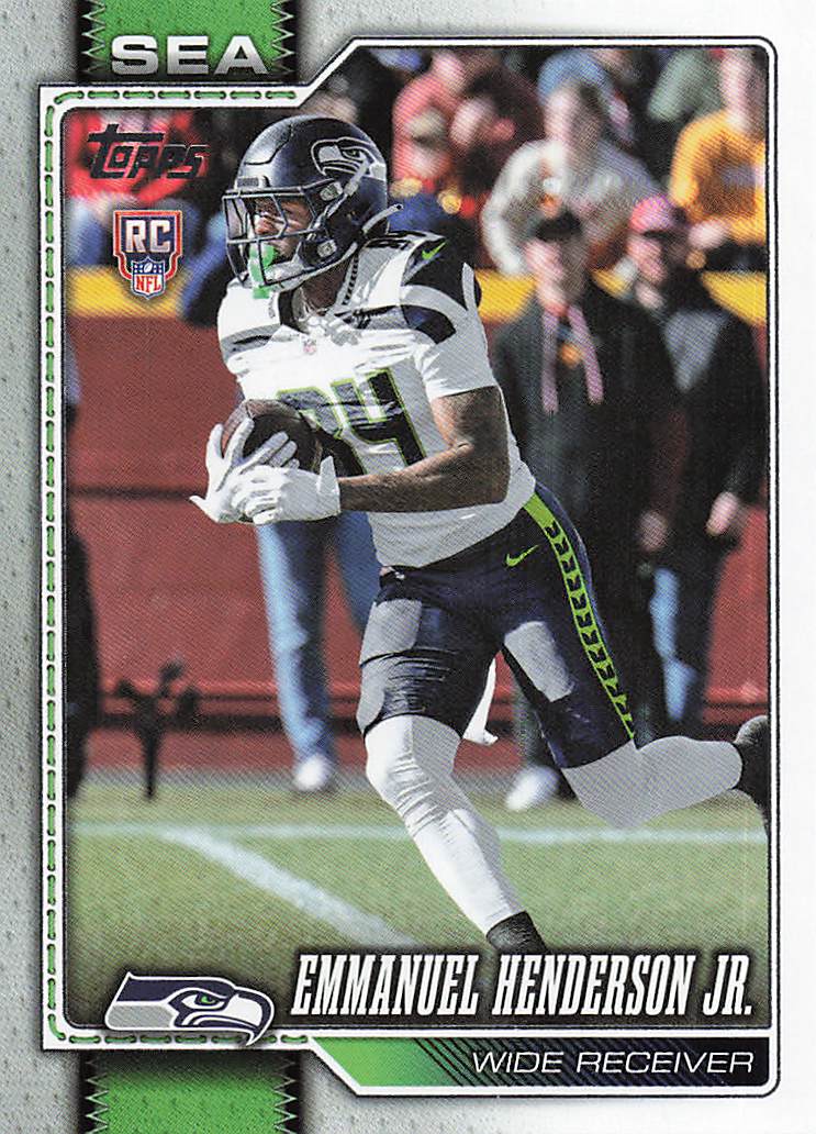 2026 Topps Flagship Football Emmanuel Henderson Jr. #392 RC