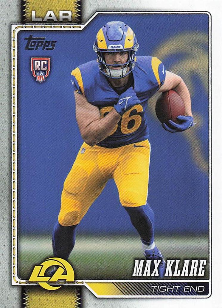 2026 Topps Flagship Football Max Klare #340 RC