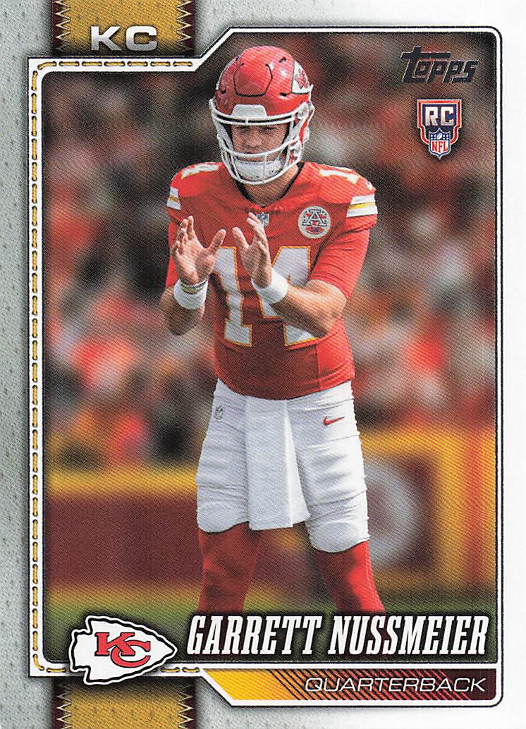 2026 Topps Flagship Football Garrett Nussmeier #303 RC