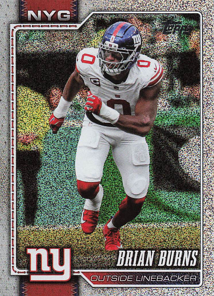 2026 Topps Flagship Football Sandglitter Brian Burns #154