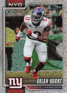 2026 Topps Flagship Football Sandglitter Brian Burns #154