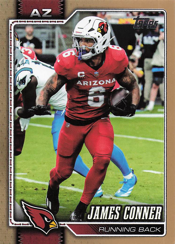 2026 Topps Flagship Football Gold 1806/2026 James Conner #3