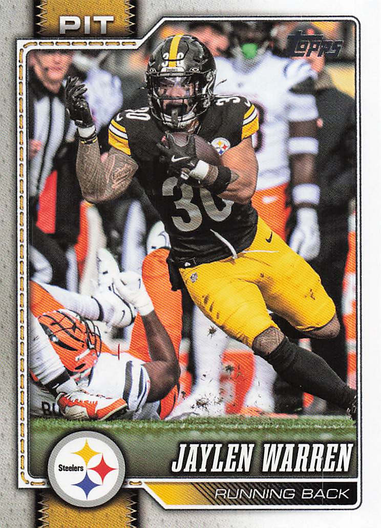 2026 Topps Flagship Football Jaylen Warren #174