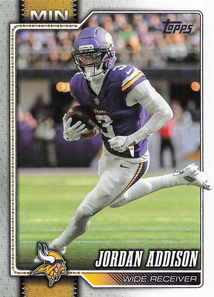2026 Topps Flagship Football Jordan Addison #132