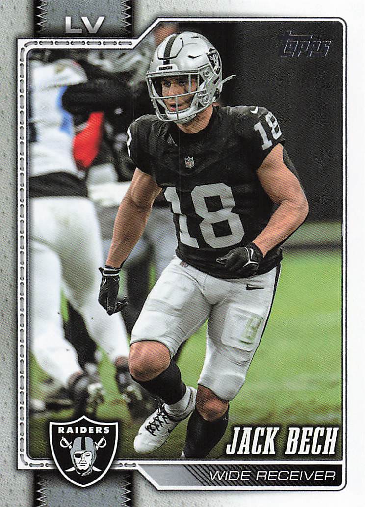 2026 Topps Flagship Football Jack Bech #120