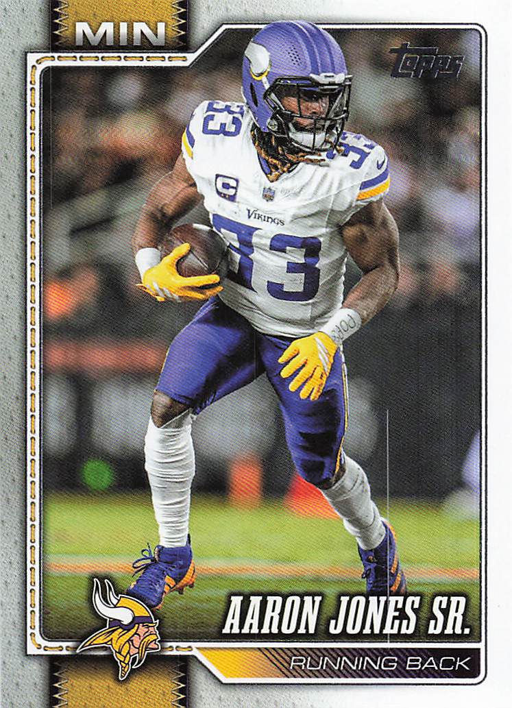 2026 Topps Flagship Football Aaron Jones #240