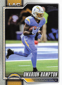 2026 Topps Flagship Football Omarion Hampton #107