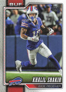 2026 Topps Flagship Football Khalil Shakir #21