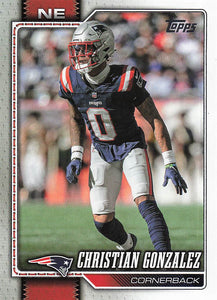 2026 Topps Flagship Football Christian Gonzalez #139