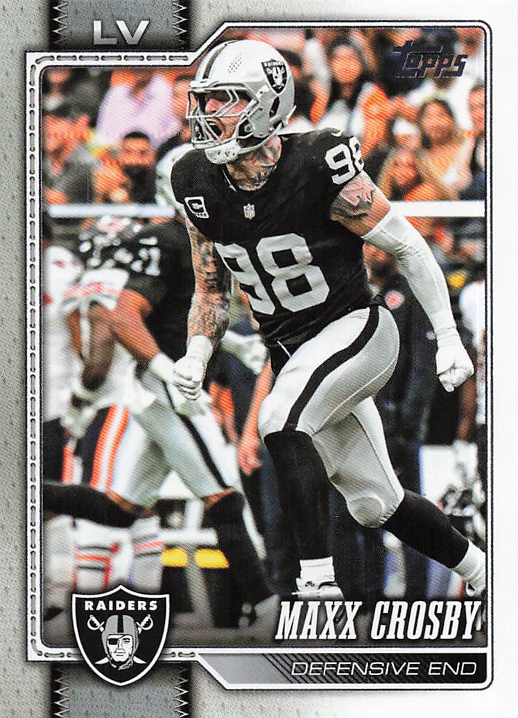 2026 Topps Flagship Football Maxx Crosby #122