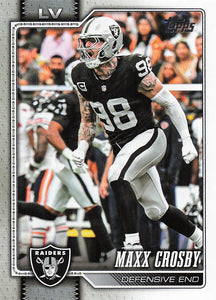 2026 Topps Flagship Football Maxx Crosby #122