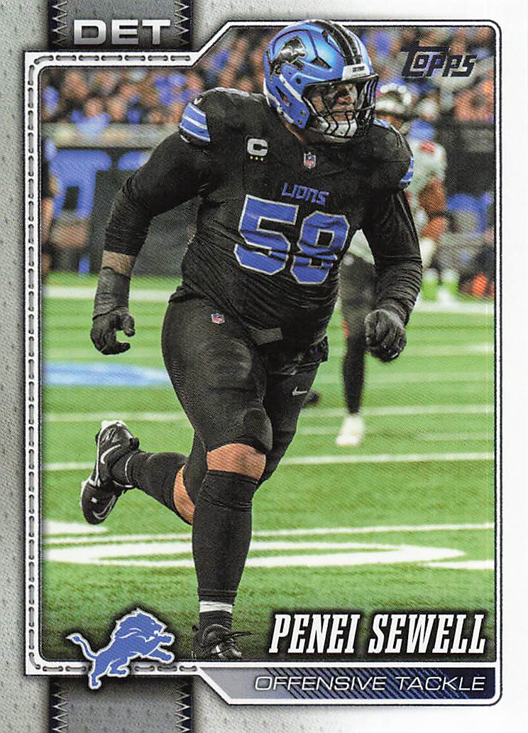 2026 Topps Flagship Football Penei Sewell #222
