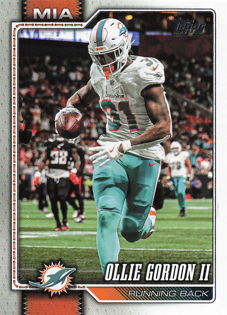 2026 Topps Flagship Football Ollie Gordon II #124