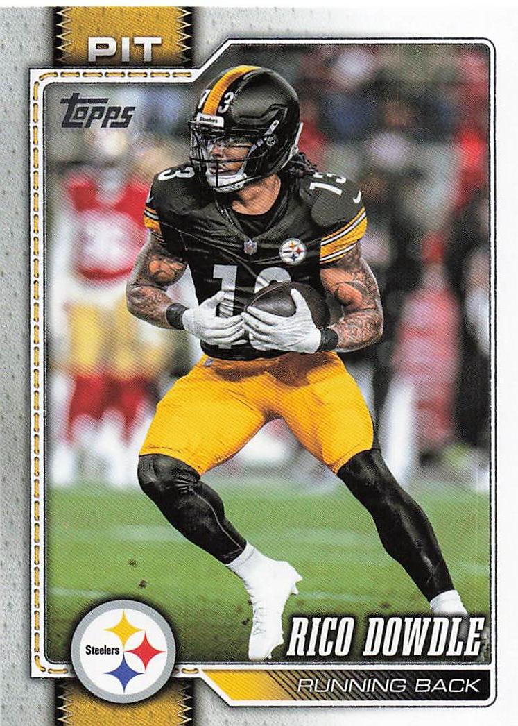 2026 Topps Flagship Football Rico Dowdle #30