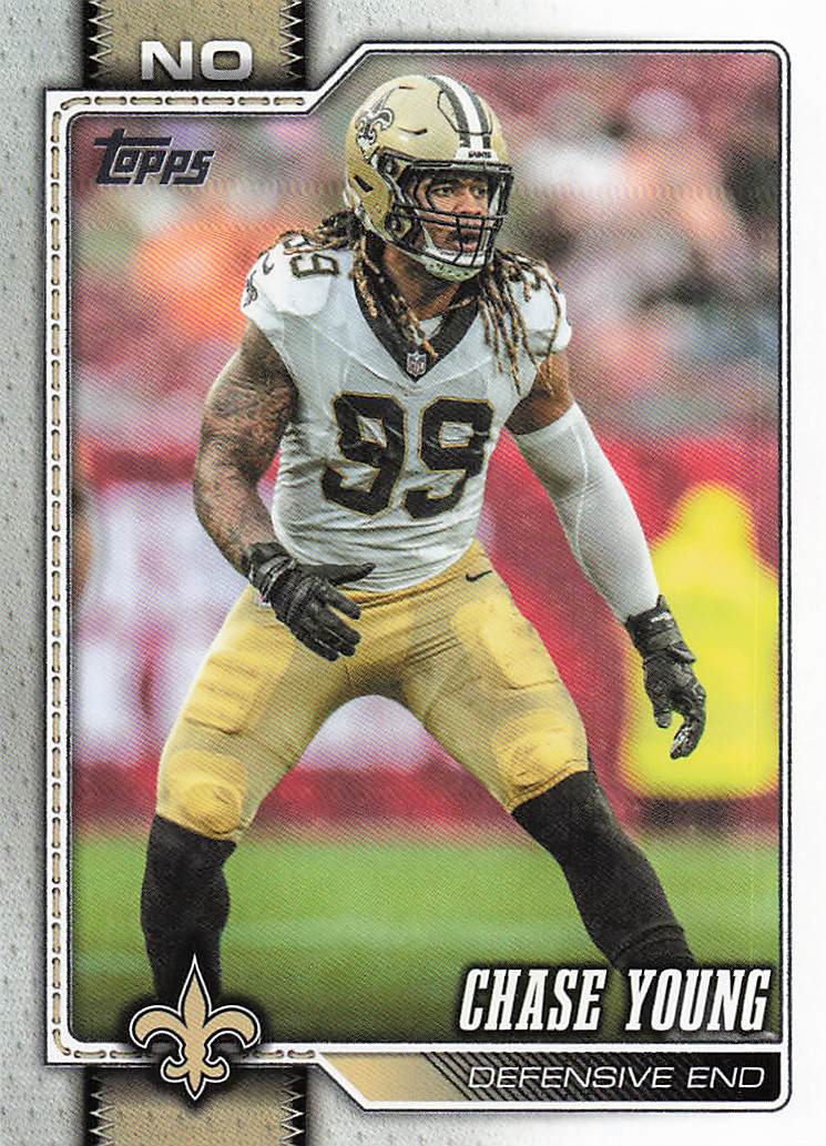 2026 Topps Flagship Football Chase Young #244