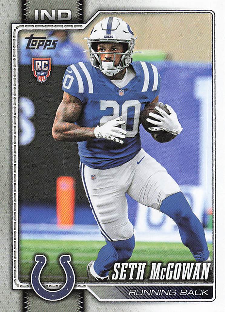 2026 Topps Flagship Football Seth McGowan #388 RC