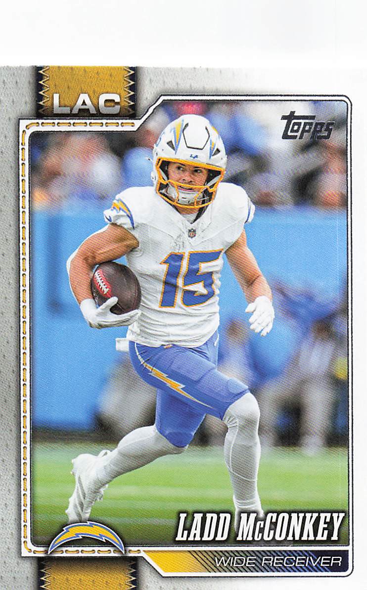 2026 Topps Flagship Football Ladd McConkey #104