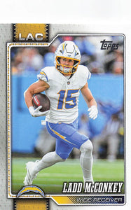 2026 Topps Flagship Football Ladd McConkey #104