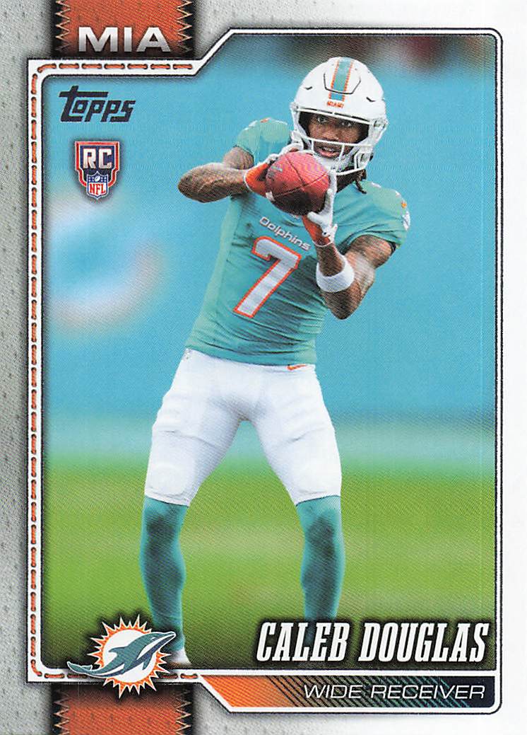 2026 Topps Flagship Football Caleb Douglas #365 RC