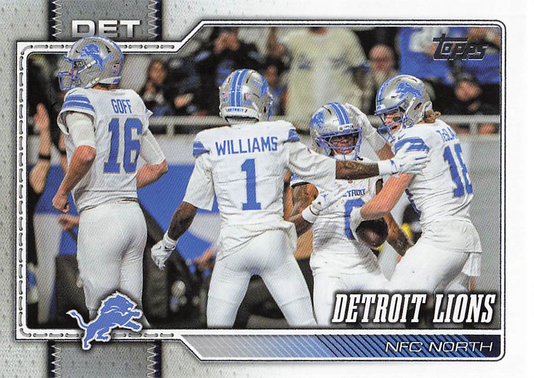 2026 Topps Flagship Football Detroit Lions #273