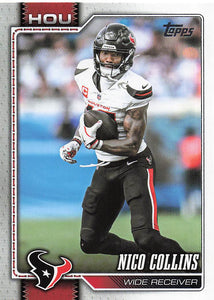2026 Topps Flagship Football Nico Collins #83