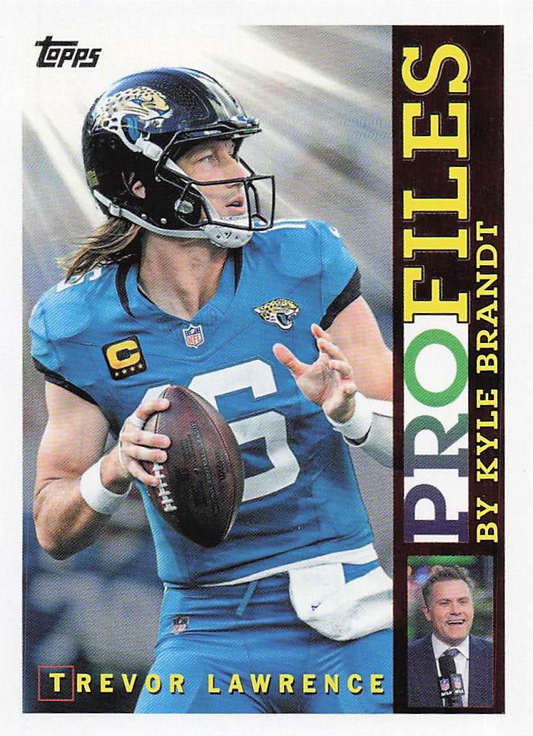 2026 Topps Flagship Football Topps Profiles Trevor Lawrence #TP-23