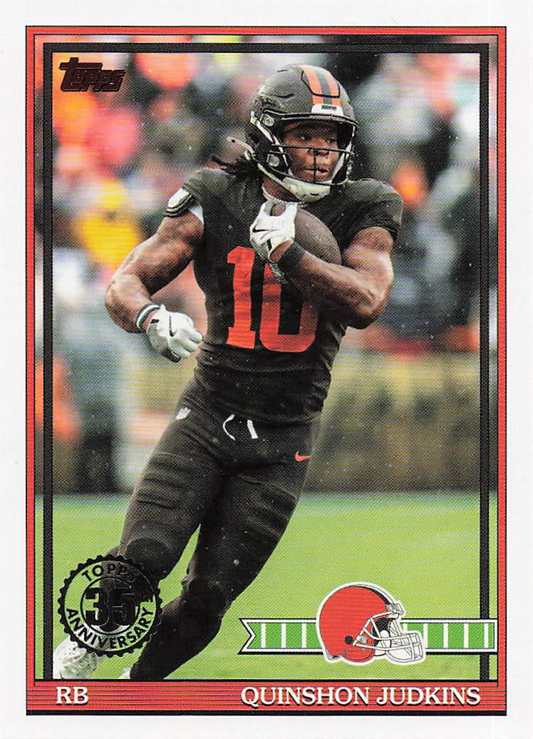 2026 Topps Flagship Football 1991 Topps Football Quinshon Judkins #91TF-25