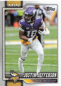 2026 Topps Flagship Football Justin Jefferson #131