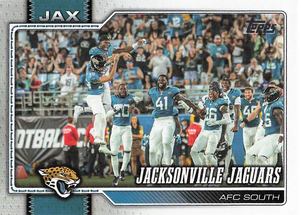 2026 Topps Flagship Football Jacksonville Jaguars #274
