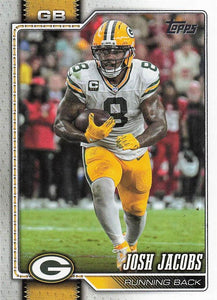2026 Topps Flagship Football Josh Jacobs #77
