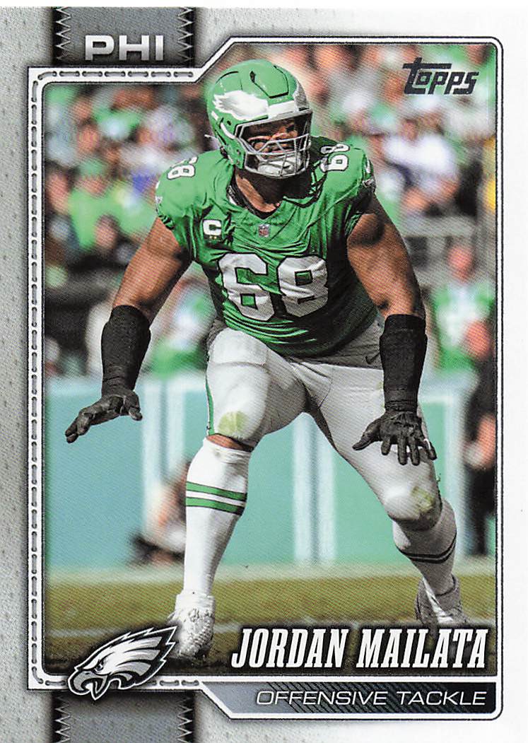 2026 Topps Flagship Football Jordan Mailata #166