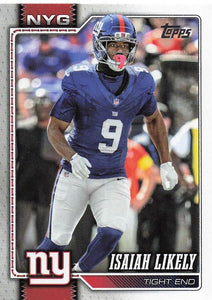 2026 Topps Flagship Football Isaiah Likely #206