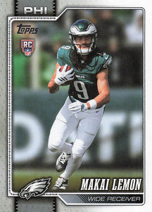 2026 Topps Flagship Football Makai Lemon #319 RC