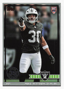 2026 Topps Flagship Football 1991 Topps Rookies Mike Washington Jr. #91TR-11