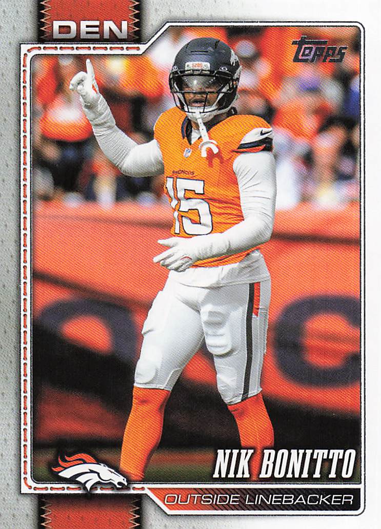 2026 Topps Flagship Football Nik Bonitto #61