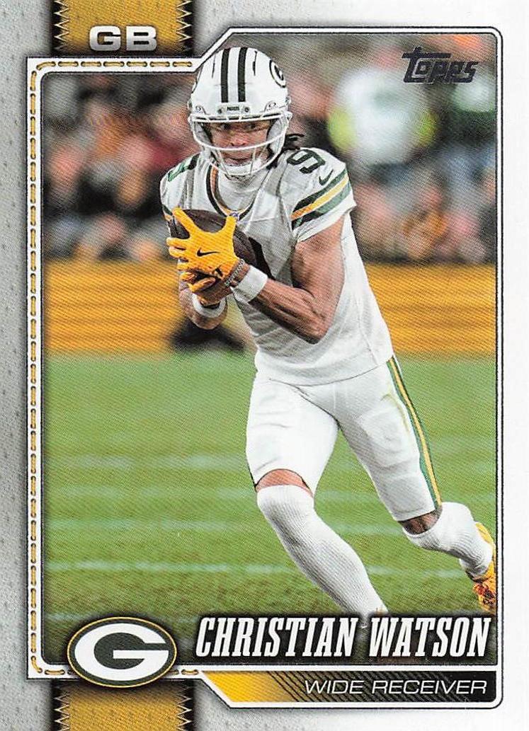2026 Topps Flagship Football Christian Watson #75