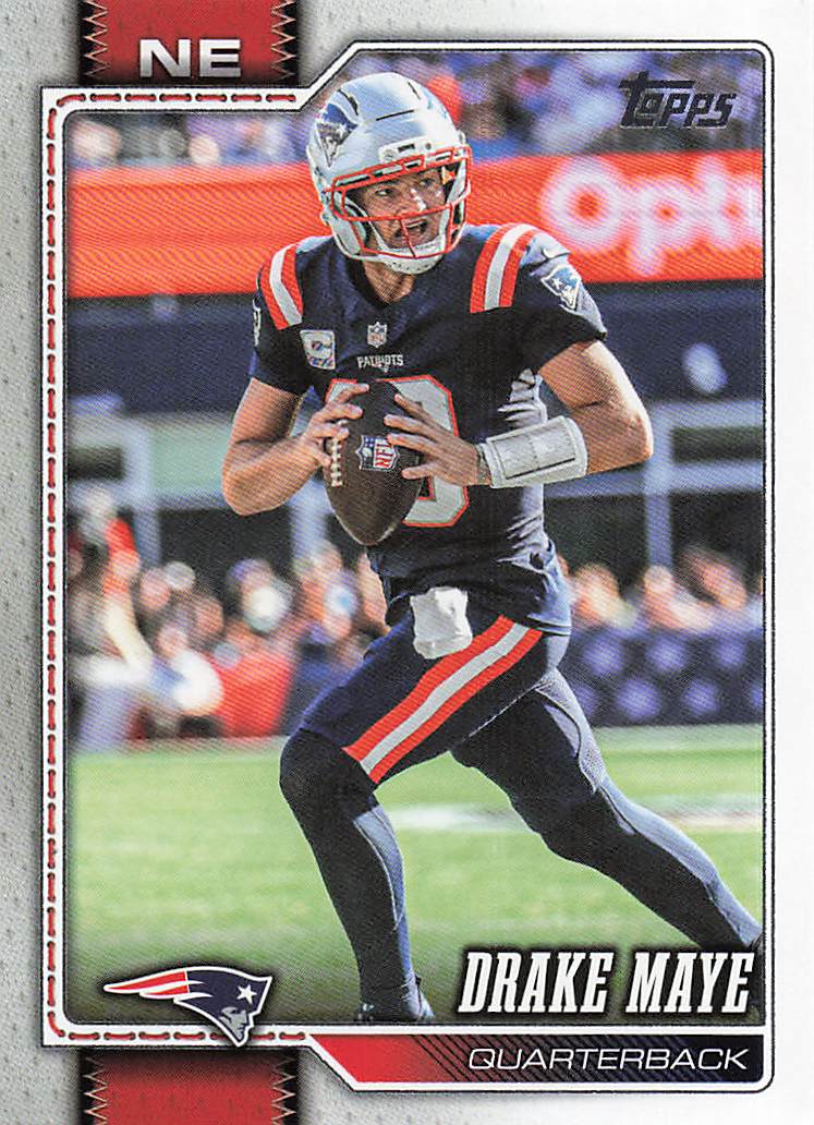 2026 Topps Flagship Football Drake Maye #136