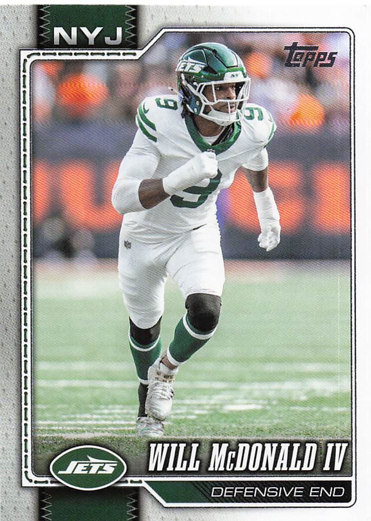 2026 Topps Flagship Football Will McDonald IV #158