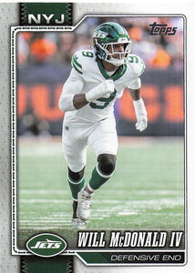 2026 Topps Flagship Football Will McDonald IV #158