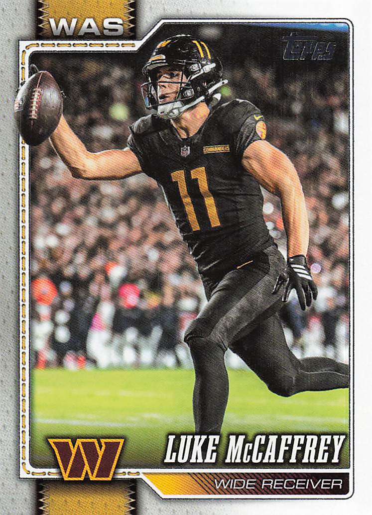 2026 Topps Flagship Football Luke McCaffrey #198