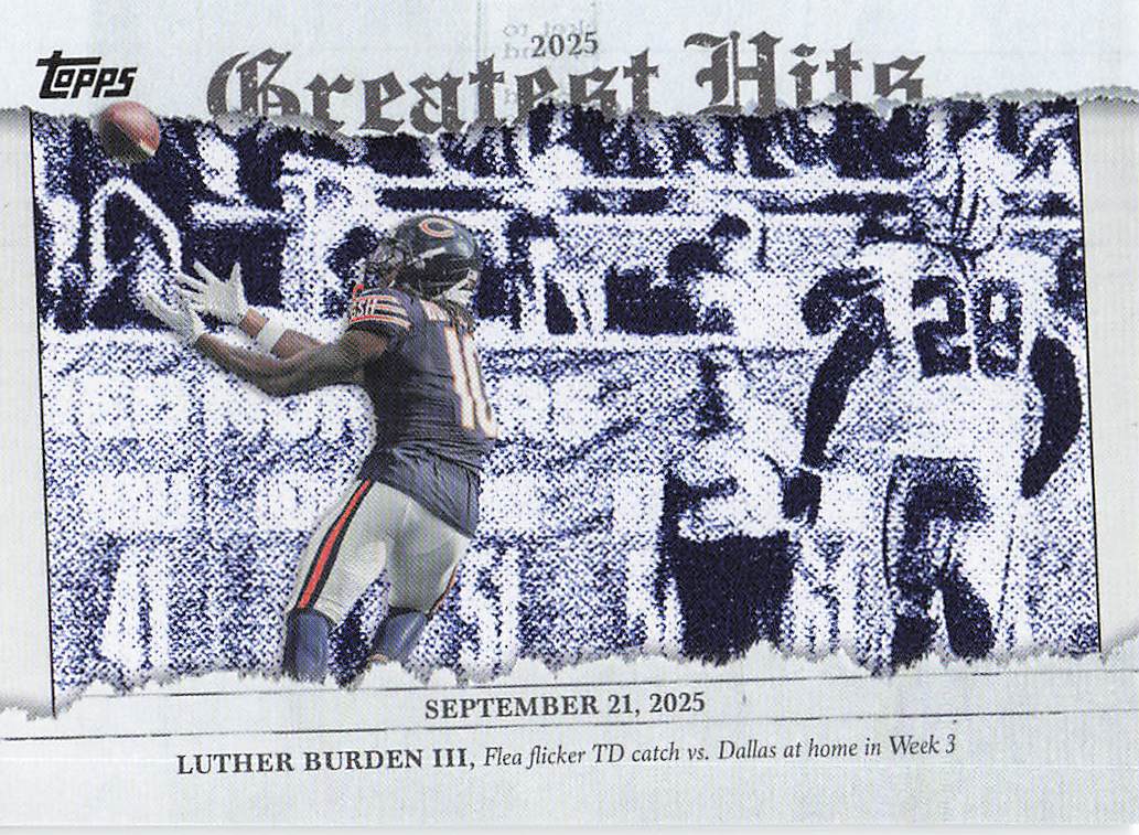 2026 Topps Flagship Football 2025 Greatest Hits Luther Burden III #25GH-LB
