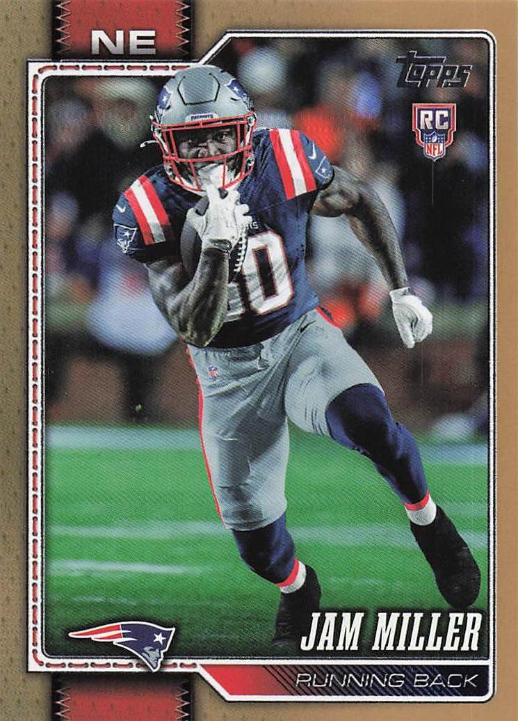 2026 Topps Flagship Football Gold 0294/2026 Jam Miller #399