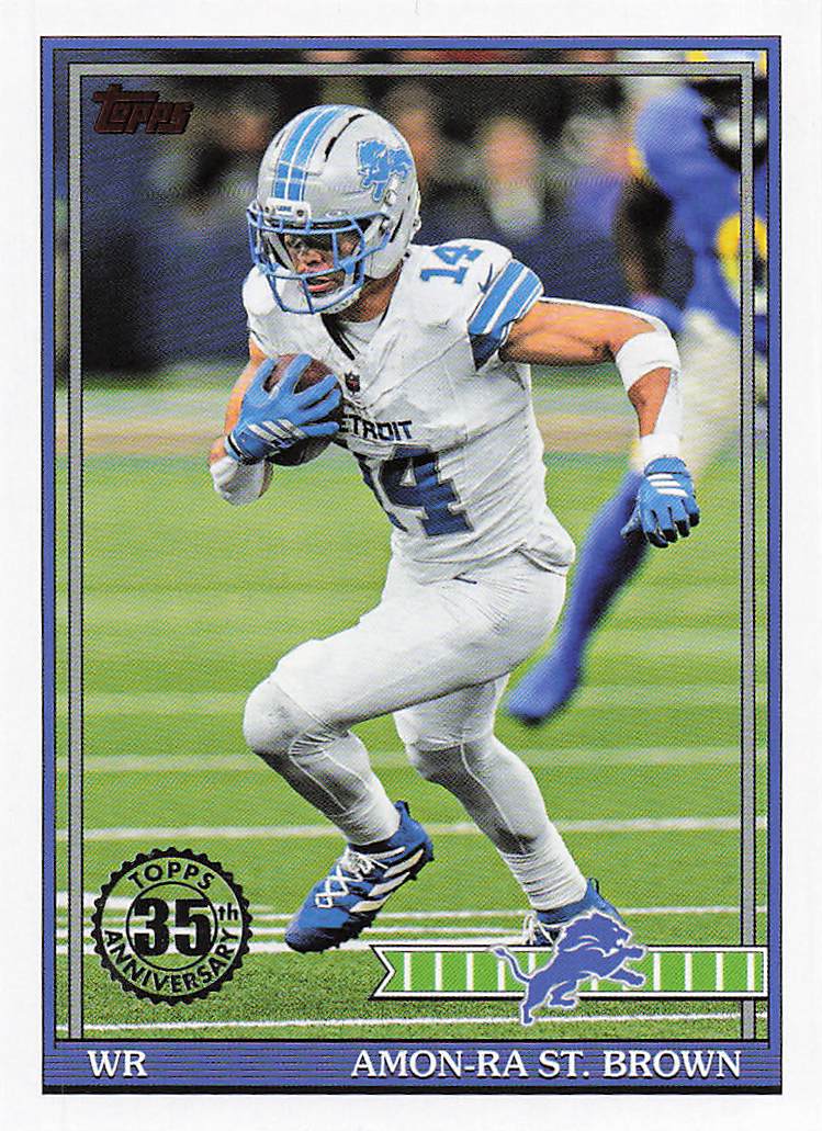 2026 Topps Flagship Football 1991 Topps Football Amon-Ra St. Brown #91TF-36